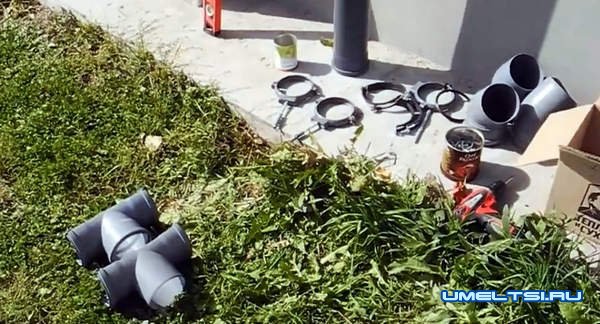 Сливная система для крыши