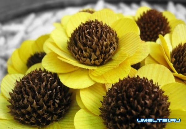 Как сделать розу из дерева