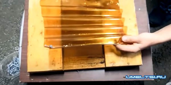 кровельный шифер из пластиковых бутылок