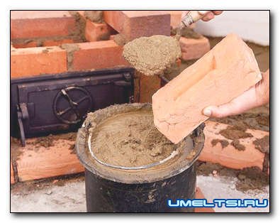 Как сделать раствор для печи Как сделать раствор для печи