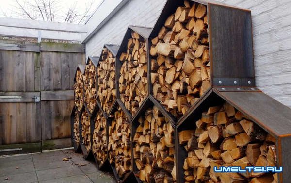 Примеры обустройства полениц Примеры обустройства полениц