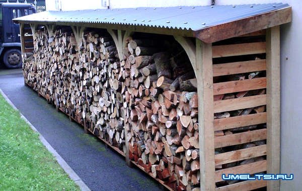 Примеры обустройства полениц Примеры обустройства полениц