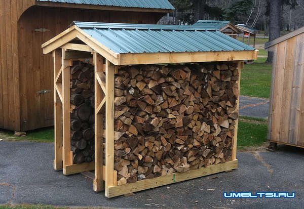 Примеры обустройства полениц Примеры обустройства полениц