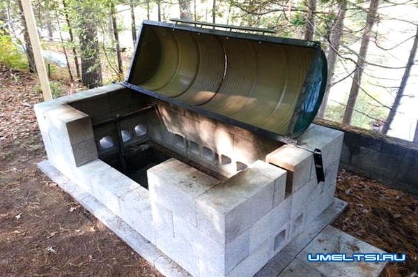 Строим большую печь-барбекю