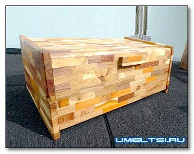 Изготовление хлебницы из обрезков досок Изготовление хлебницы из обрезков досок