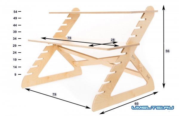 Стоячий стол для ноутбука