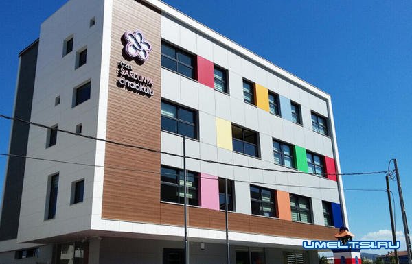 Фасад из фиброцементных панелей