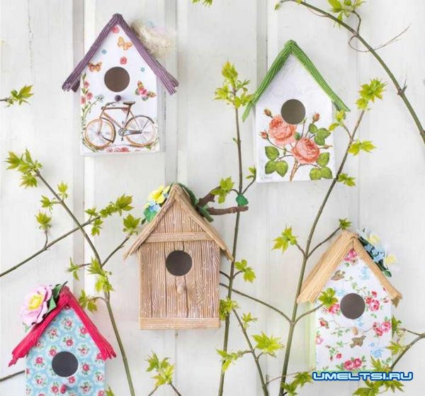 Примеры оригинальных скворечников