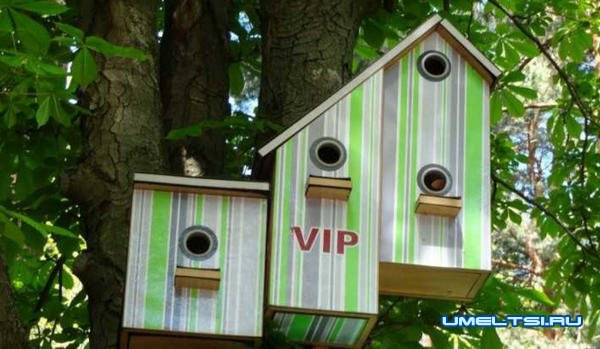 Примеры оригинальных скворечников