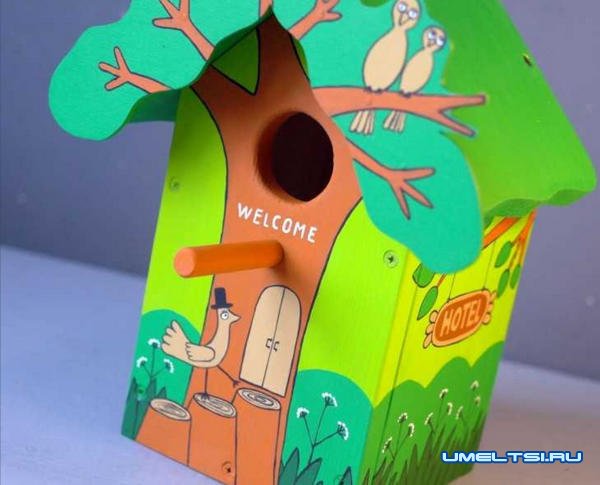 Примеры оригинальных скворечников