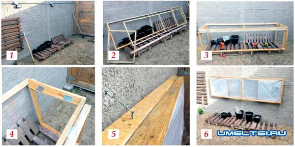 Откидной мини-парник своими руками