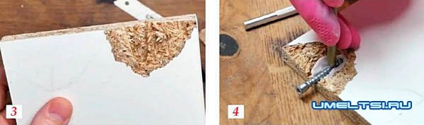 Ремонт и реставрация деталей мебели из ДСП