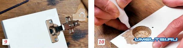 Ремонт и реставрация деталей мебели из ДСП