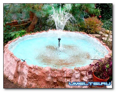 Строим садовый мини-пруд с фонтаном Строим садовый мини-пруд с фонтаном