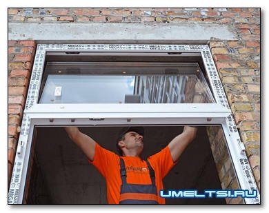 Установка окон в кирпичном доме