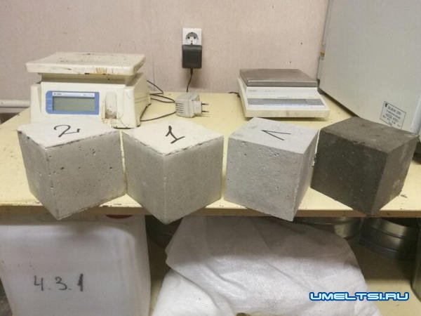 Марки бетона по прочности