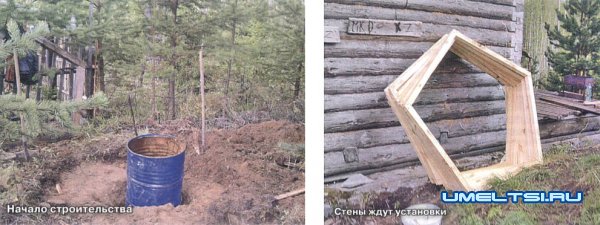 Дачный туалет как украшение участка