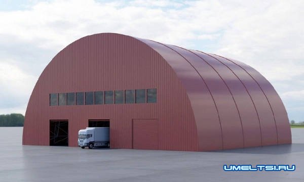 Бескаркасные ангары Бескаркасные ангары