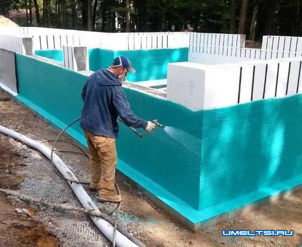 Как происходит гидроизоляция полимочевиной?