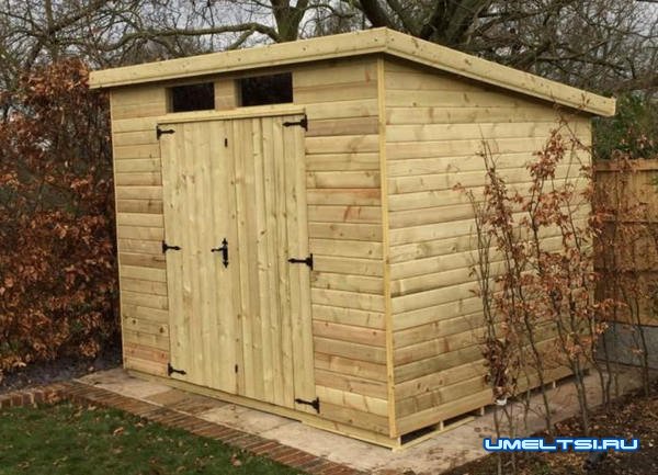 построить хозблок на скорую руку