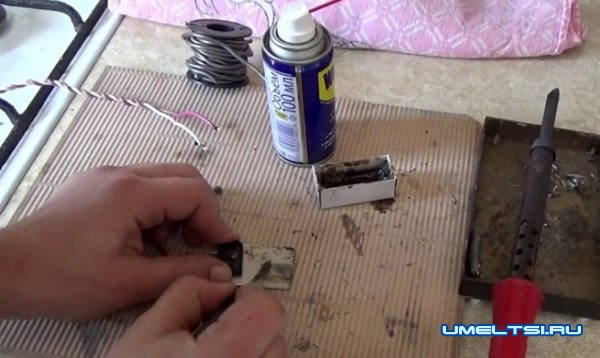 Способ припаяться к алюминию