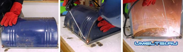 Как селать садовый гриль