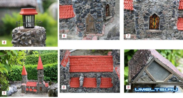 клумба с водопадом на дачном участке