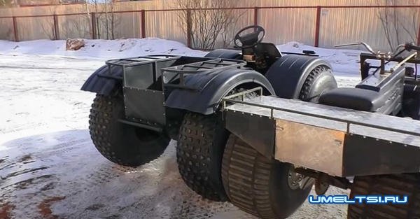 Маленький самодельный вездеход