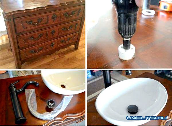 Делаем тумбу в ванную