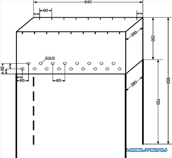 амодельный разборный мангал амодельный разборный мангал
