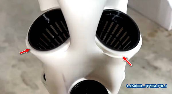 Создание отверстий для сетчатых горшков