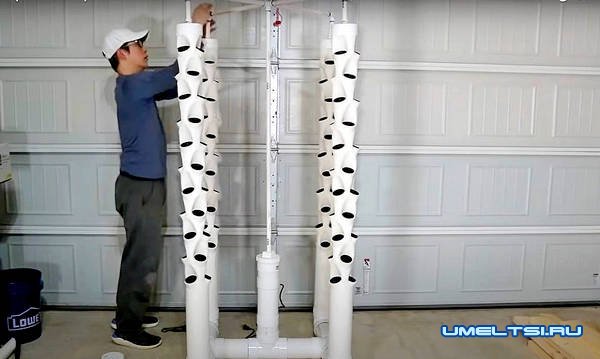 Строительство узла распределения воды